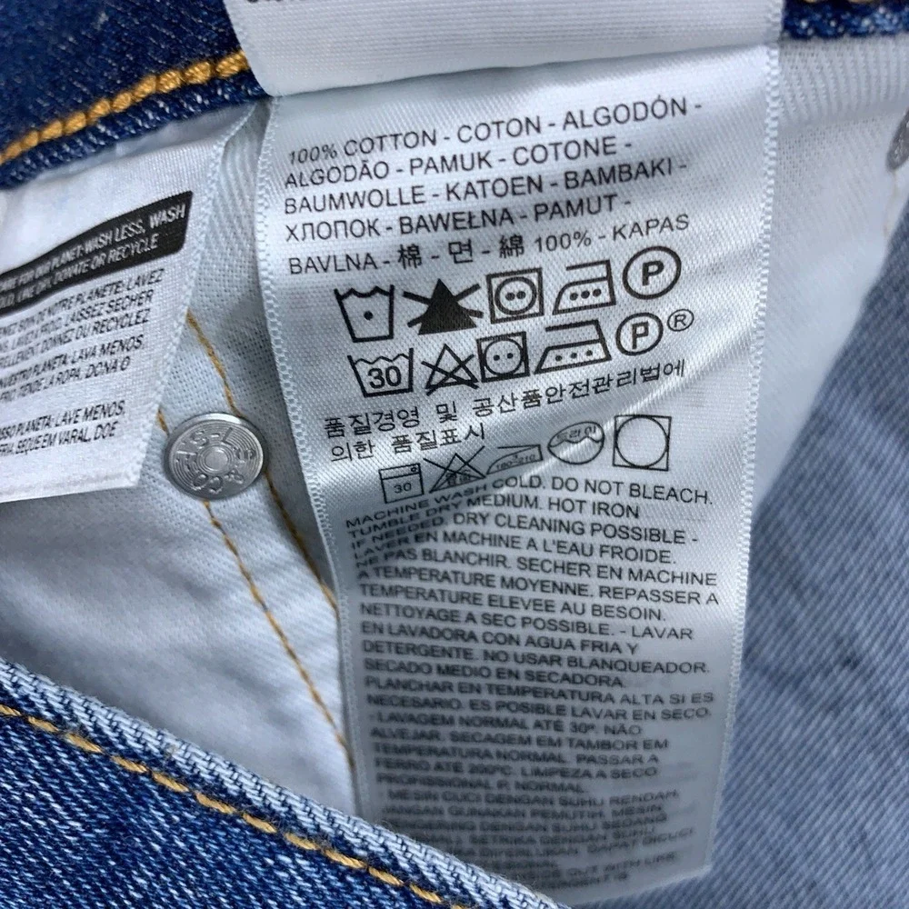 Levis 560 Jeans Men's 42x32 Blue Denim Loose Fit Comfort Wide Leg Baggy NWT